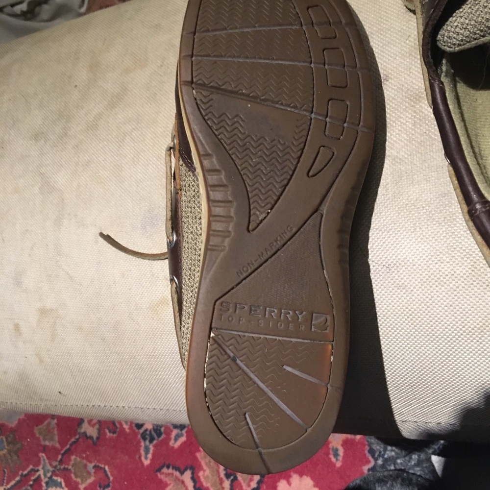 Dark Brown Sperrys size 7.5 good condition